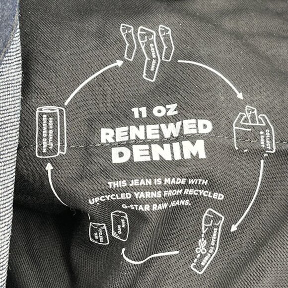 G Star Raw Men's Dark Blue A Staq Denim Jeans NEW 30x34 Straight - Picture 14 of 14